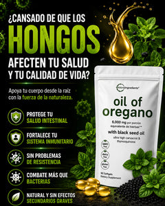 Cápsulas de Aceite de Orégano (Pack de 90 Cápsulas Blandas)